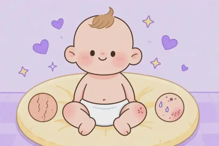 寶寶屁股上有濕疹可不可以根治(圖2)