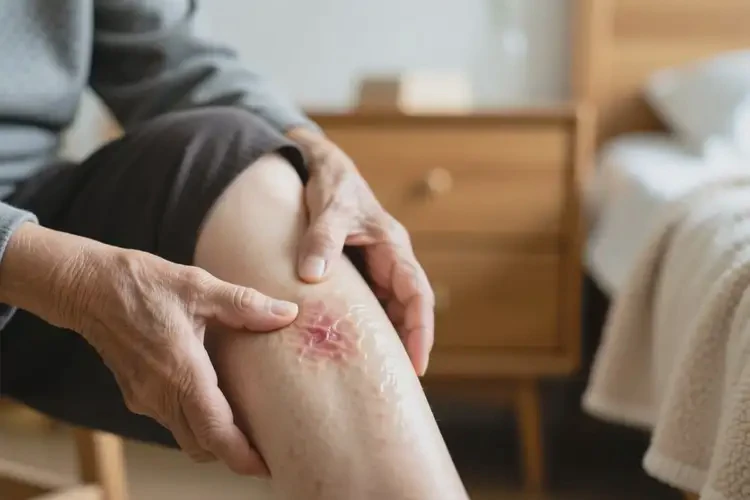 高齡老人小腿上出現(xiàn)濕疹能不能根治(圖3)