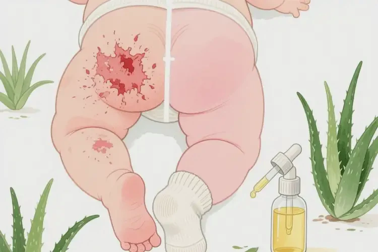 寶寶屁股上出濕疹可不可以根治(圖1)
