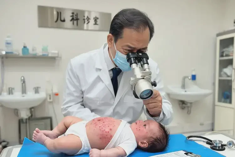 寶寶肚子上容易起濕疹可不可以根治(圖2)