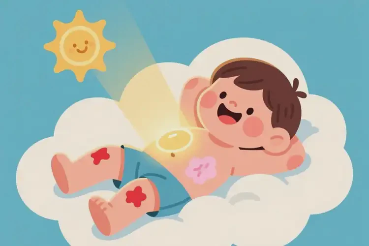 兒童肚子上長(zhǎng)濕疹可不可以根治(圖1)