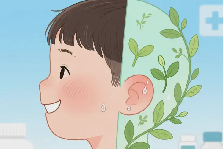 少儿面部有湿疹能靠自己自愈吗(图3)