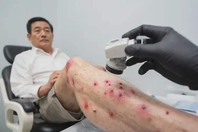 男人大腿上起濕疹不管它會(huì)自己自愈嗎(圖4)