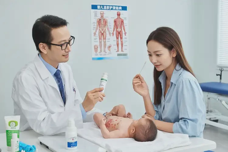 新生兒肚子起濕疹能徹底自愈嗎(圖2)