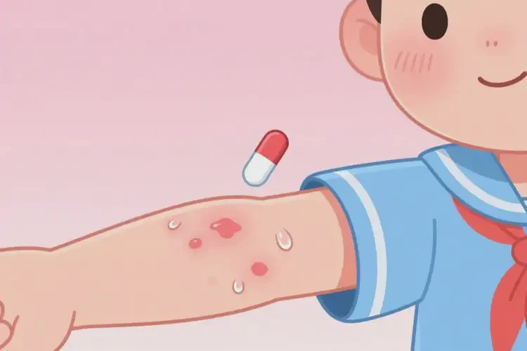 小學(xué)生手臂上偶爾長(zhǎng)濕疹不管它會(huì)自己自愈嗎(圖3)