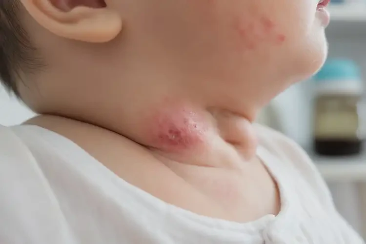 寶寶脖子上偶爾起濕疹可不可以根治(圖4)