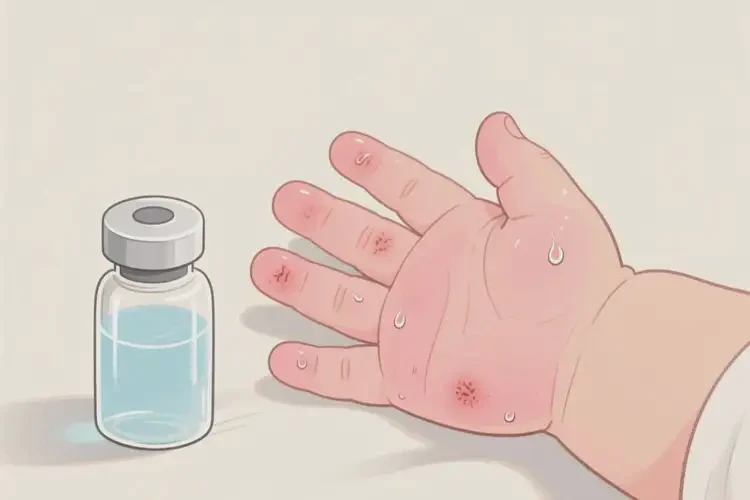 嬰幼兒手上起濕疹可不可以根治(圖2)