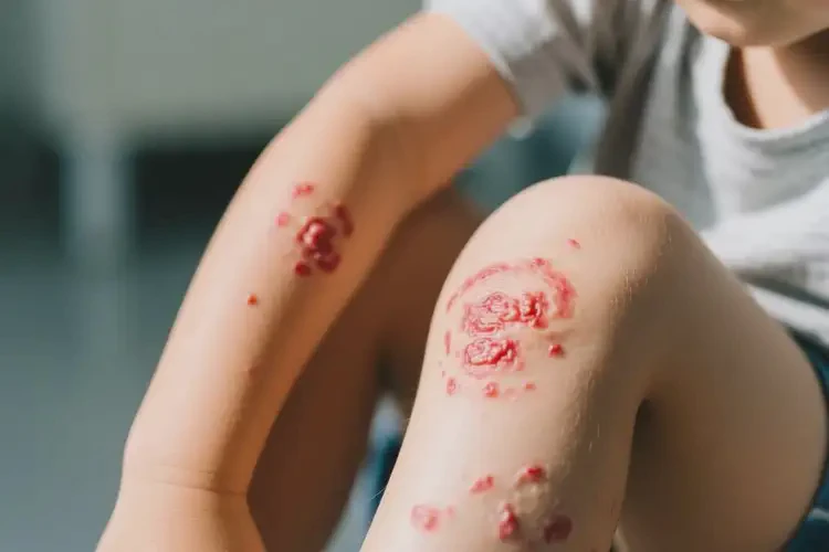 小孩四肢出現(xiàn)濕疹不管它會自己自愈嗎(圖4)