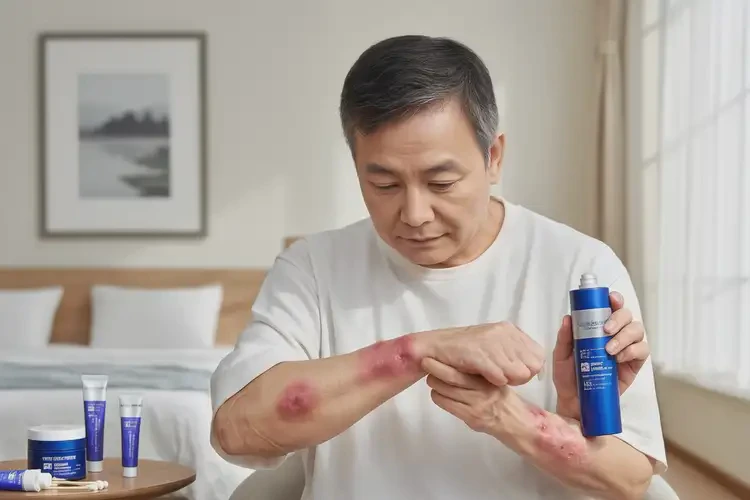 男性手臂上出現(xiàn)濕疹可不可以根治(圖2)