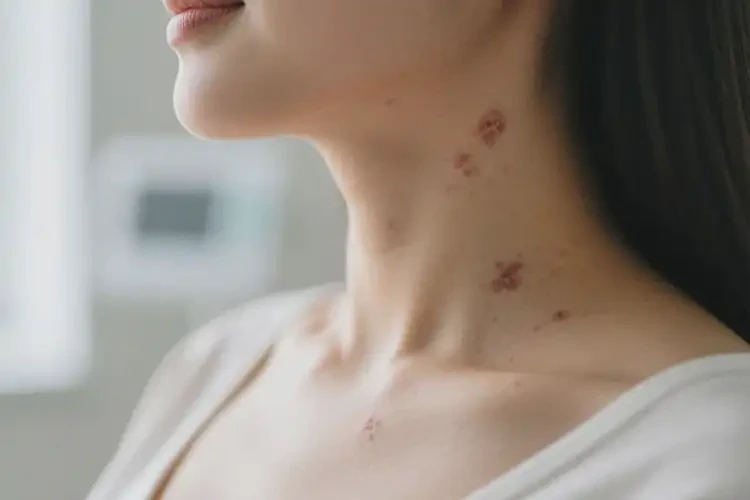 產婦脖子上偶爾長濕疹可以徹底自愈嗎(圖2)