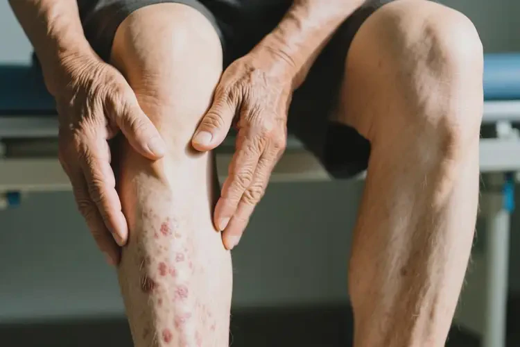 老人小腿偶尔长湿疹不管它会自己好吗(图2)