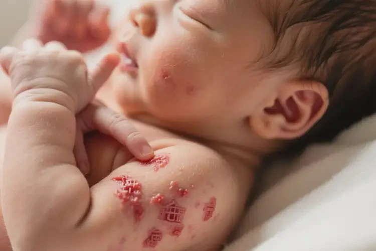 新生兒手臂偶爾起濕疹可不可以根治(圖4)