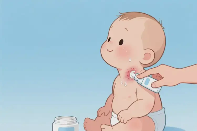 寶寶脖子偶爾長濕疹可不可以根治(圖3)