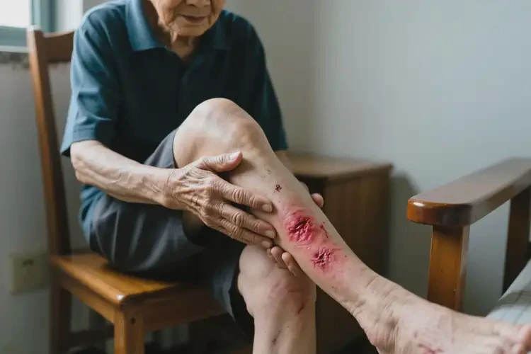 高齡老人大腿上出濕疹能不能根治(圖2)