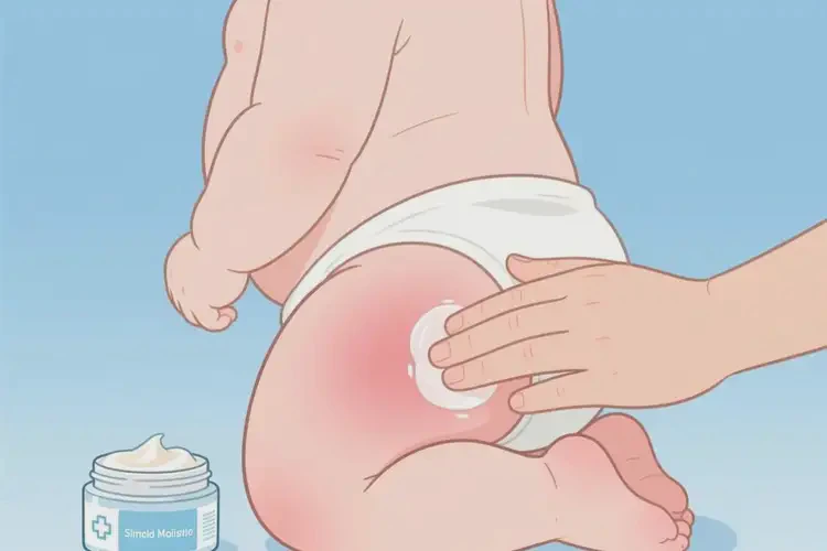 寶寶屁股出現(xiàn)濕疹可不可以根治(圖4)