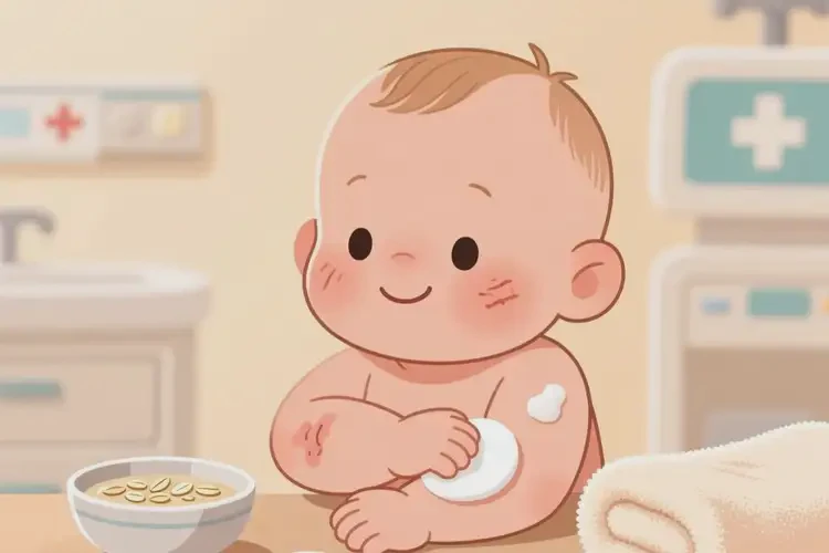 嬰兒身上有濕疹可不可以根治(圖4)