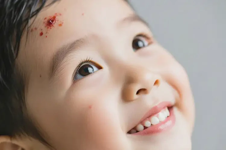 小孩面部偶爾長(zhǎng)濕疹可以徹底自愈嗎(圖2)