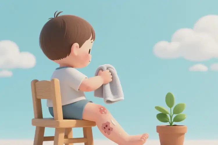 幼兒小腿上經(jīng)常長(zhǎng)濕疹能徹底自愈嗎(圖1)