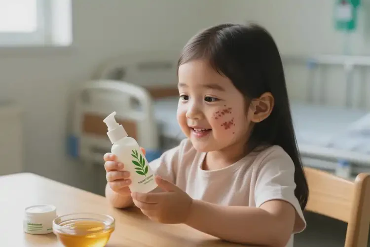 小孩臉上經(jīng)常起濕疹能夠徹底治愈嗎(圖1)