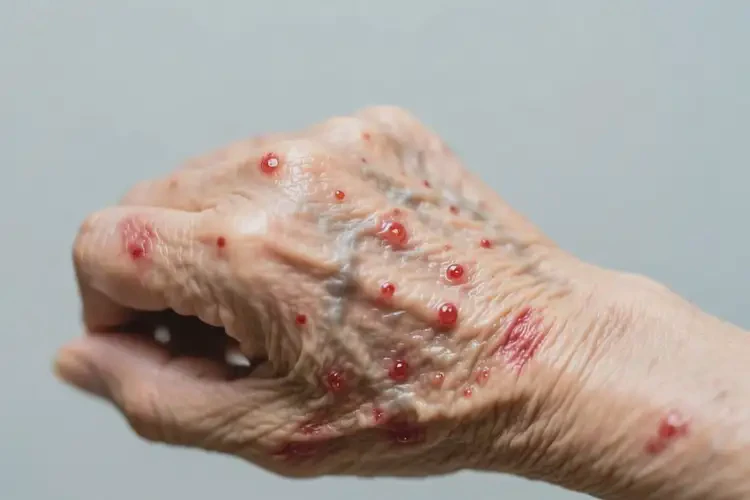老年人手上有濕疹能徹底自愈嗎(圖2)