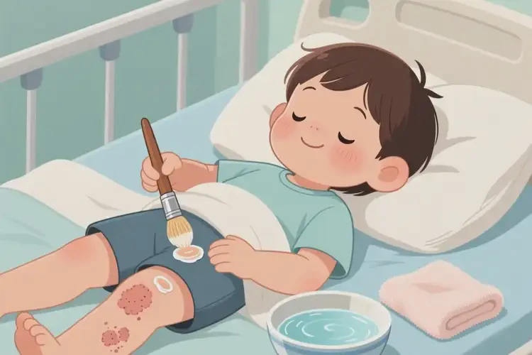 孩子大腿上經(jīng)常長濕疹可不可以根治(圖2)