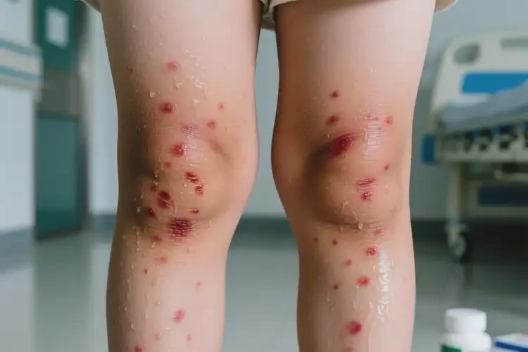 小孩大腿上長濕疹可不可以根治(圖1)