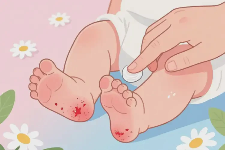 寶寶腳上偶爾起濕疹可不可以根治(圖3)
