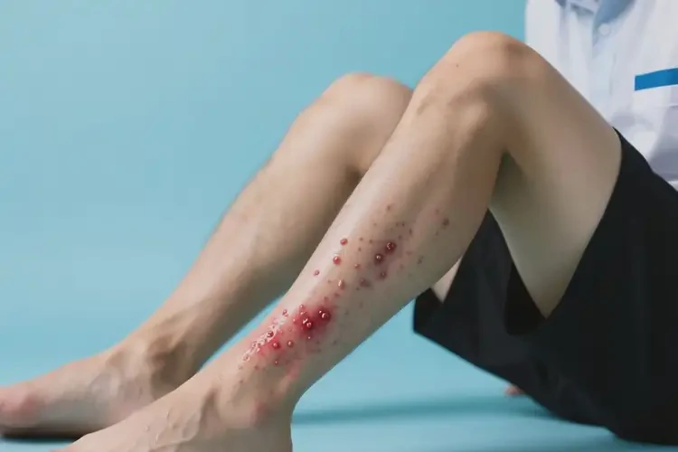 男人小腿上容易長(zhǎng)濕疹能不能根治(圖1)