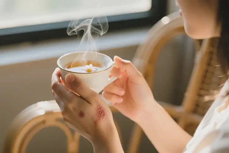 女生手上出濕疹能夠徹底治愈嗎(圖2)