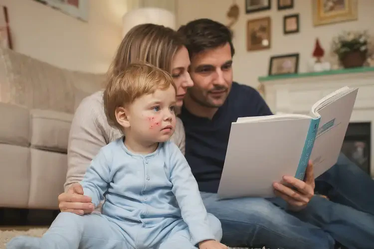 嬰幼兒面部長(zhǎng)濕疹能靠自己自愈嗎(圖1)