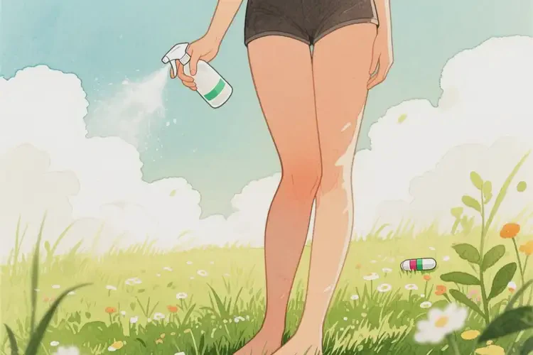 女性大腿起濕疹不管它會自己好嗎(圖1)