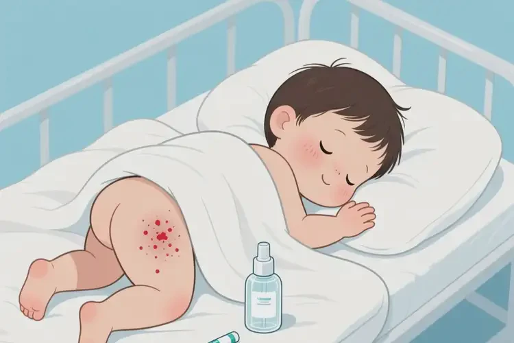 小孩屁股有濕疹可以徹底自愈嗎(圖1)