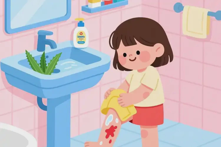 少兒大腿起濕疹能夠徹底治愈嗎(圖1)