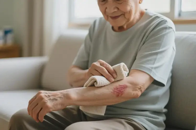 高齡老人手臂起濕疹能不能根治(圖3)