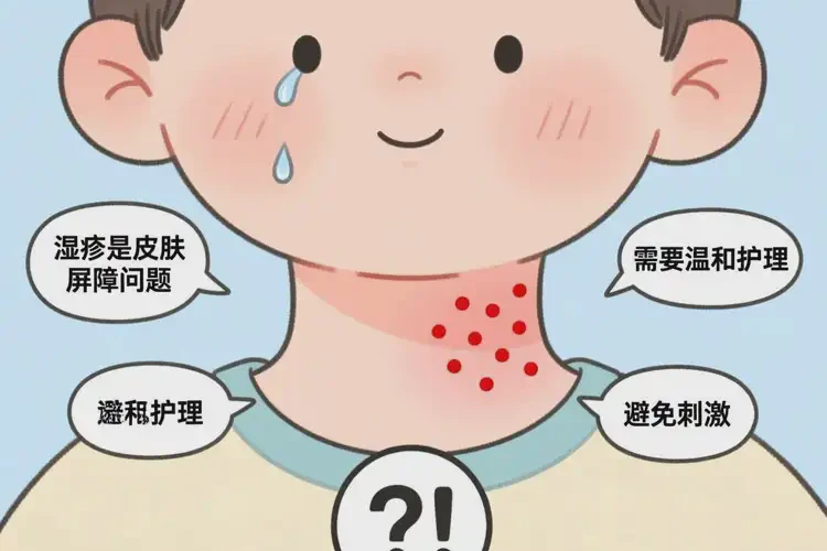 孩子脖子长湿疹可不可以根治(图2)
