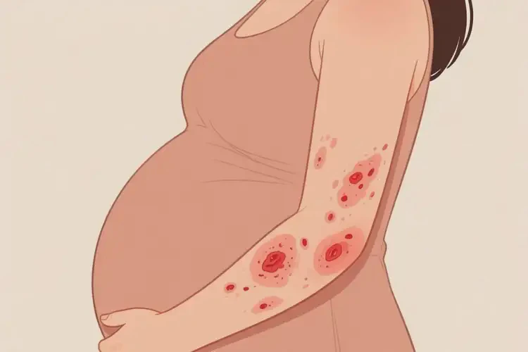 產(chǎn)婦手臂容易起濕疹不管它會自己好嗎(圖4)