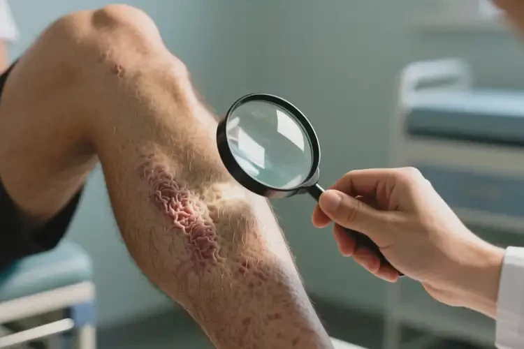 男生大腿經(jīng)常起濕疹可不可以根治(圖1)