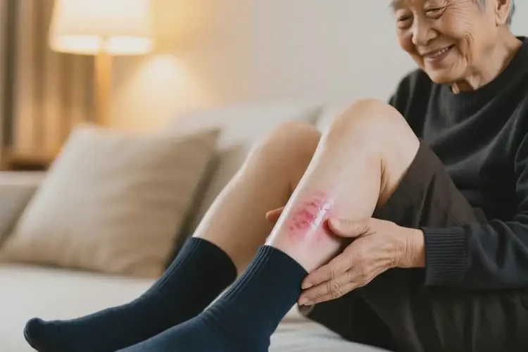 高齡老人小腿上偶爾起濕疹能不能根治(圖1)