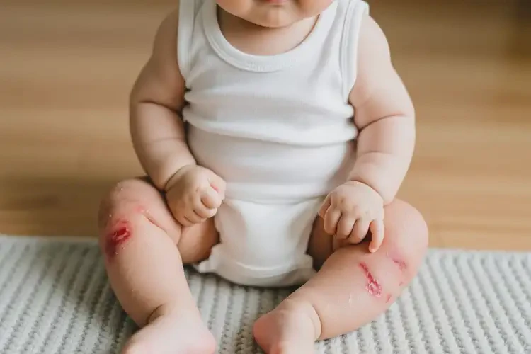 嬰兒四肢容易長濕疹可不可以根治(圖1)