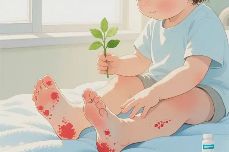 小兒腳上經(jīng)常起濕疹可不可以根治(圖3)