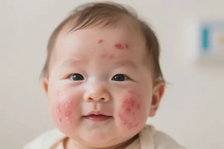 嬰兒面部容易起濕疹可不可以根治(圖1)