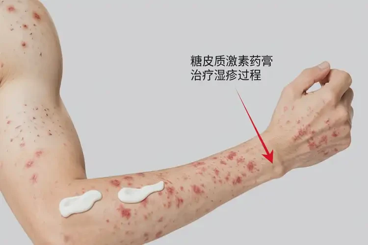 男性手臂上出現(xiàn)濕疹可不可以根治(圖3)