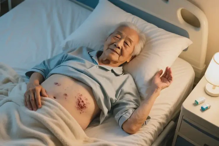 老人肚子容易長濕疹可不可以根治(圖1)