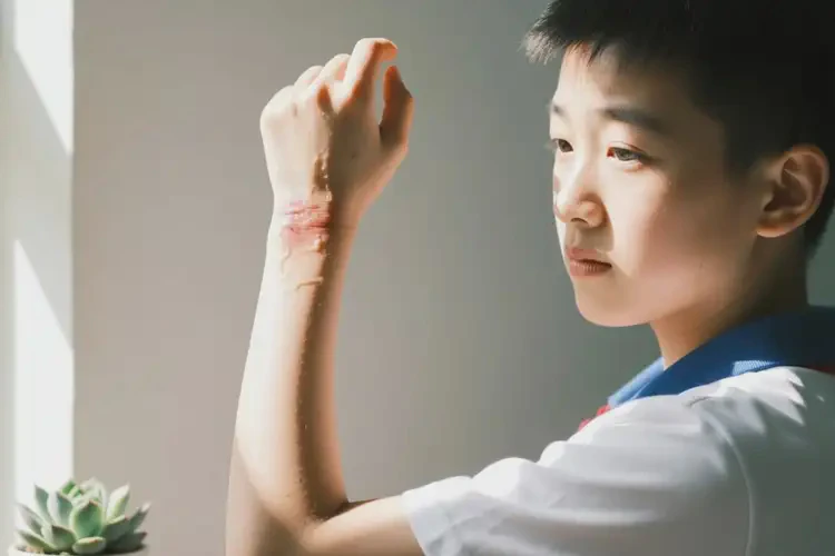 中學(xué)生手臂偶爾起濕疹可不可以根治(圖3)