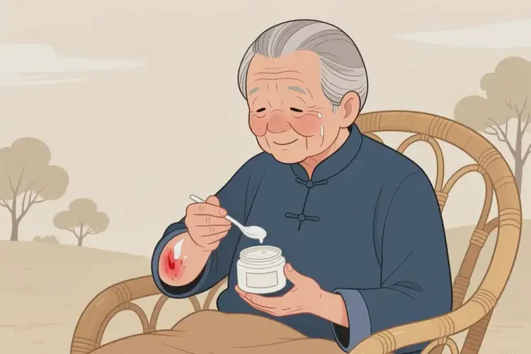 高齡老人手臂上長(zhǎng)濕疹能不能根治(圖1)