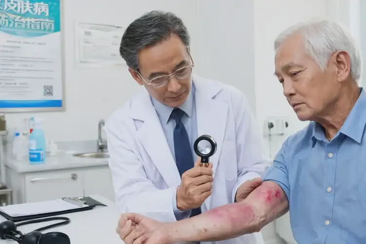 老人身上偶爾起濕疹能夠徹底治愈嗎(圖3)