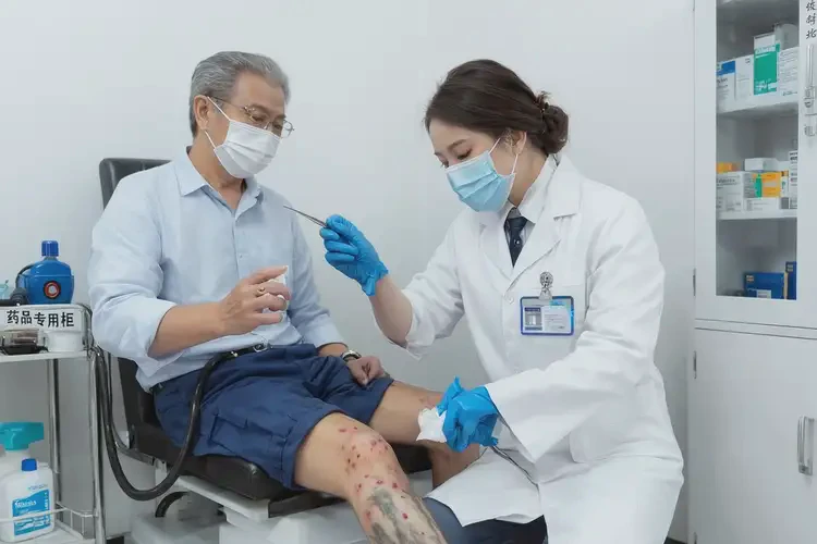 男人小腿偶爾起濕疹能夠徹底治愈嗎(圖3)