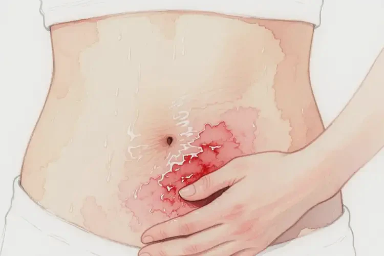 女人肚子上起濕疹能不能根治(圖2)