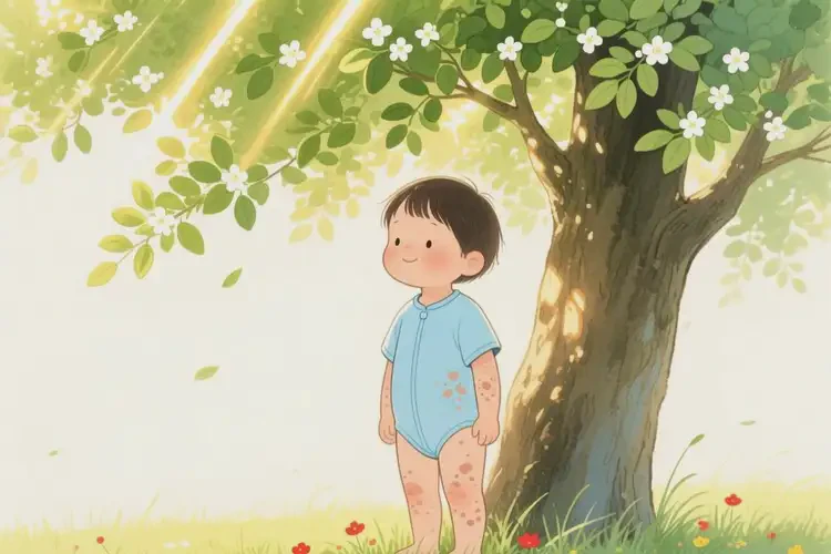 小兒全身偶爾長(zhǎng)濕疹可不可以根治(圖3)