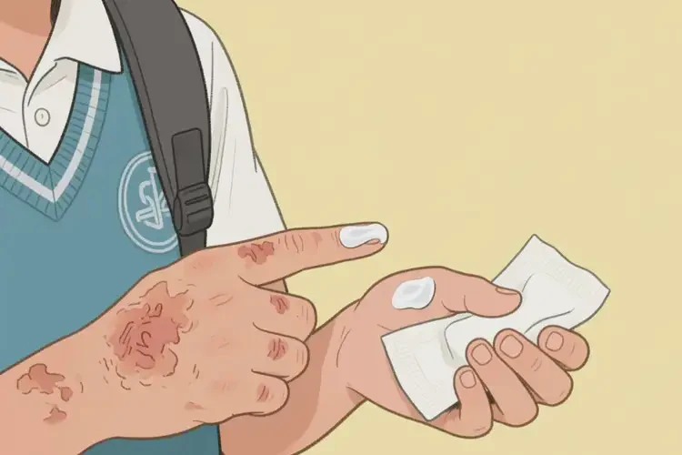 中學(xué)生手上經(jīng)常起濕疹可不可以根治(圖2)